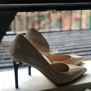 Nude 90mm heels